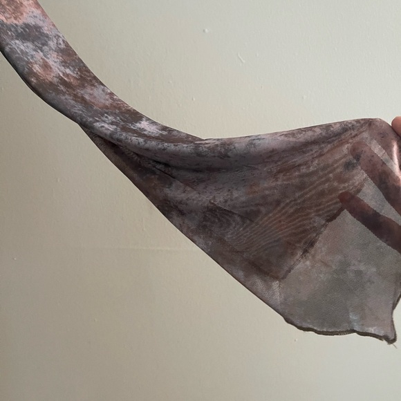 NEW Dolls Kill Darker Wavs Fader Top and Shrug Set Goth Punk Large Bell sleeve L - Picture 9 of 10